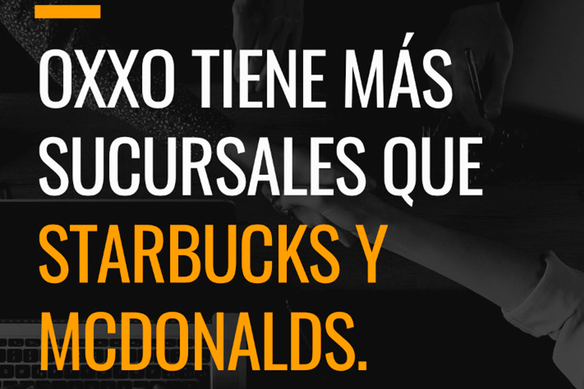 Oxxo tiene mas sucursales que StarBucks